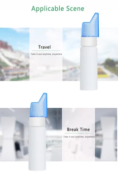 1/3pcs 70ML Nano Nosies Purškimo Butelis, Tuščias Butelis Multi-purpose Purškalai Plastikinio Butelio Išvalyti Nosies Ertmę Pompa