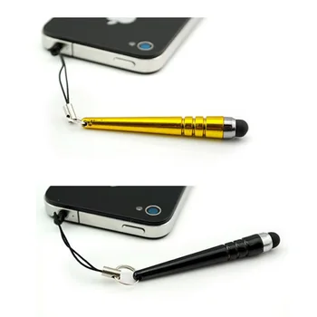10VNT Universalus Mini Capacitive Ekranas Touch Stylus Pen For iPad Sumsang Visų 