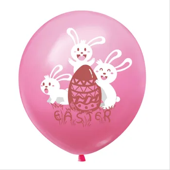 12-Colių Guminių Balionų Rinkinys Animacinių Filmų Bunny Easter Šalis Dekoro Prekes