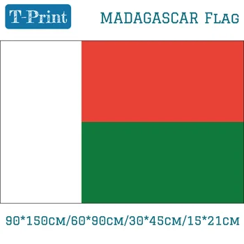 15*21cm 3x5ft Printed Flag 90*150cm 60*90cm Madagascar National Flag 30*45cm Car Flag