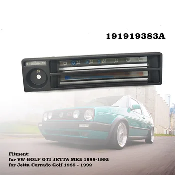 191919383A greitas pristatymas Centrinio A/C, Šildytuvas, Valdymo bezel panel/Klimato Kontrolės bezel skydelis VW GOLF GTI JETTA MK2 1983-1992