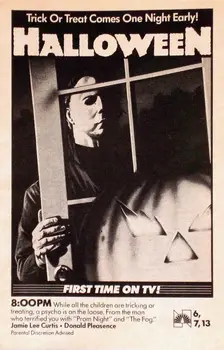 1978 Helovinas Apgauti Ar Gydyti Ateina Vieną Naktį, Anksti! Michael Myers Meno Šilko Plakato spauda 24x36inch