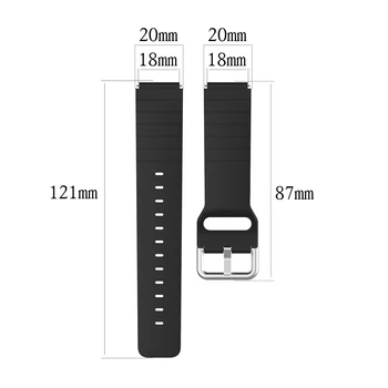 19mm Silikono Dirželis Žiūrėti Juostos Xiaomi haylou Saulės LS01 ID205 Tyčinio IP68 Smart Watch Laikrodis Pakeitimo Intervalai