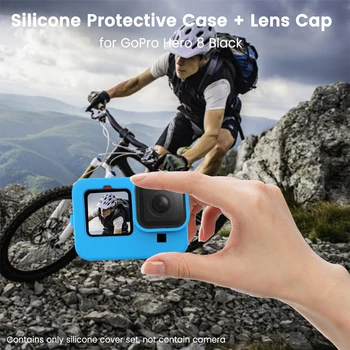 2020 Metų Naujų Sporto Fotoaparato Silikono Atveju GoPro Hero 9 Sportinė Kamera, Sporto Veiksmo Vaizdo Kamerų Priedai GoPro 9