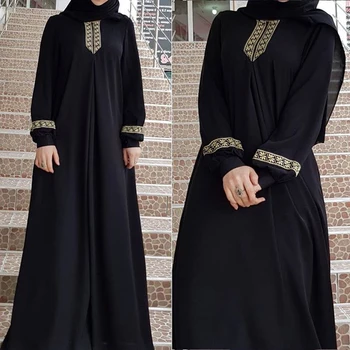 2020 NAUJAS Dubajus kaftan Suknelė Musulmonų Šalis Abaja arabų Moterų Nėriniai Cardigain Kratinys turkijos Islamo Maldos caftan marocain suknelės