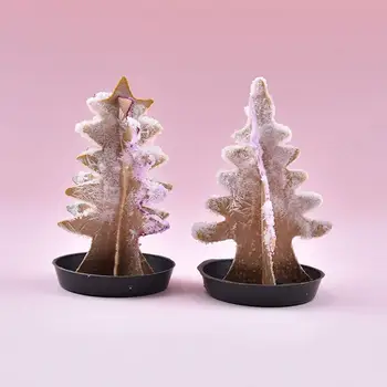 2021 1PC 13.5X9cm Stebuklingai Popieriaus Kristalų Medžių Magija Augančių Medžių Japonija Darbalaukio Žiedų Švietimo Žaislai Noveltie
