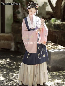 2021 kinijos festivalio metų tautinius drabužius moteris etape dėvėti liaudies šokių hanfu tradiciniais mingų dinastijos suknelė rytietiškas kostiumas