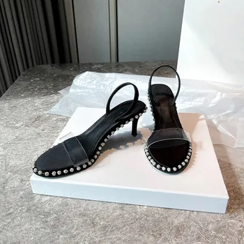 2021 m. vasarą, naujos kartos galvos atidaryti kojų oda šoninės oro universalus moterų batai paprasta, skaidrios PVC vandens gręžimo atgal oro Sandalas