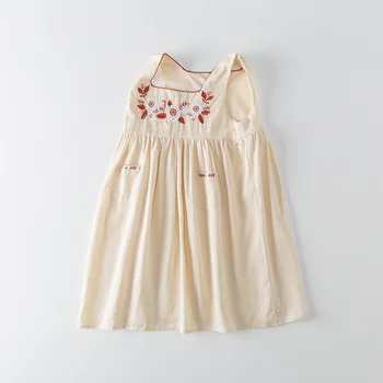 2021 m. vasarą naujosios princesės suknelė kūdikių mergaičių berankovis suknelė vaikams apsirengti vaikams drabužių