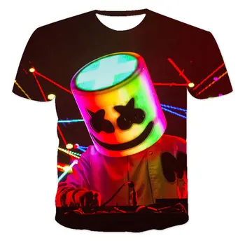 2021 Naujas Vyrų 3D T-Shirt Spausdinti Disco Dj Rock Bar Šalies Muzikos T-Shirt Hip-Hop Atsitiktinis Mados Vyrų Viršuje Didelio Dydžio Marškinėlius XXS-6X