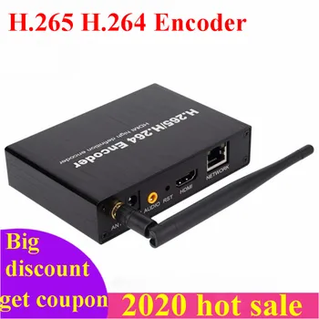 2021 naują atvykimo H. 265 H. 264 Vaizdo Garso Wifi Encoder IPTVs RTSP RTMP ONVIF Encoder H265-Live Transliacijos Transliacijos