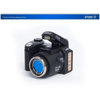 2021 POLO D7200+ 50X Optinis Priartinimas Skaitmeninė vaizdo Kamera HD 33Million Taškų Automatinio Fokusavimo Profesionalus SLR Vaizdo Kamera, Trys Objektyvas