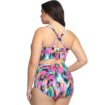2021 Seksualus Tvarstis Bikini Moterims Push Up Plius Dydžio Tvarstis Spausdinimo Paminkštintas Bikini Liemenėlė Padalinta Kūno maudymosi kostiumėlį Paplūdimio Tinka L-5XL