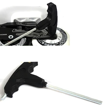 4mm profesionalios pačiūžos rankena, riedučiais varantys čiuožimo varžtas varžtas nagų nustatyti įrankį įdiegti, išdiegti ratų rankena