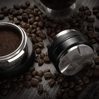 51mm Espresso Suklastoti & Platintojas, Dviguba Galvos Kavos Leveler, Reguliuojamas Gylis-Profesionalių Espresso Vertus Plūktuvus
