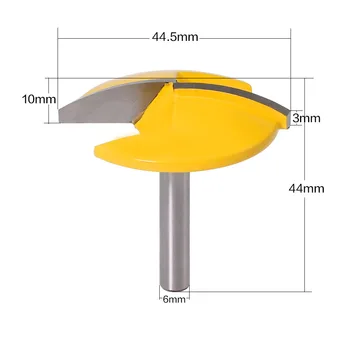 6mm Strypo Mažas Dubuo Maršrutizatorius Tiek Frezavimo Staklės Frezavimo Pjovimo Medienos apdirbimo Įrankių Pjovimo Galvos Elektromechaniniai Medienos Frezavimo Gong