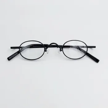 Akiniai, rėmeliai vyrų ir moterų mažas ovalo formos akinių recepto trumparegystė optiniai lęšiai ultra light akiniai