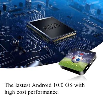 Android 10.0 TV Box 6K HD 3D Vaizdo TV Imtuvas WiFi 2.4 G&5G BT5.0 Set Top Box, 4G 64GB Allwinner H616 Quad Core Media Player