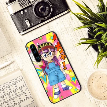 Anime Dr Nuosmukio Arale Telefoną Atveju Huawei P Mate 10 20 30 40 Lite Pro smart Z 2019 nova 5t juodos spalvos Bamperis Tendencija Etui Gana Ministras