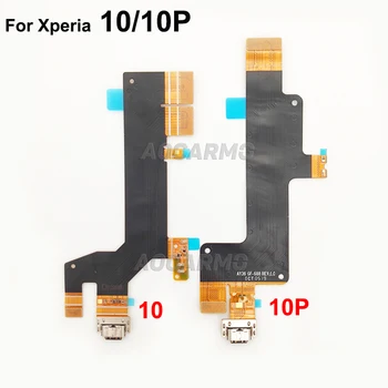 Aocarmo Sony Xperia 10 / 10 Plius X10 X10P Tipas-C USB Įkroviklis Įkrovimo Dokas Port Jungtis, Flex Kabelis