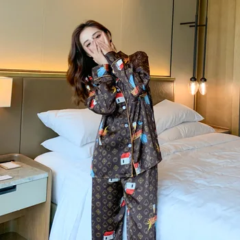 Apatiniai Gražių Moterų Miego Kostiumai, naktiniai drabužiai Pižama Nustato Naujus Atvykimo Aukštos Kokybės M L XL XXL Pižamos Rinkiniai Vyrų Sleepwear