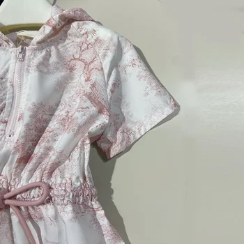 Aukščiausios klasės mergina plona suknelė, švarkelis, 2021 naujas vasaros suknelė vaikų miškų, klasikinis modelis atsitiktinis universalus mergaitės sijonas