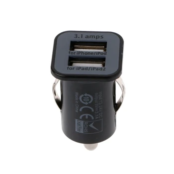 Auto Didelis Kiekis Dual USB Įkroviklis Adapteris, Lizdas Automobilio Cigarečių Degiklio Mokestis N0HF
