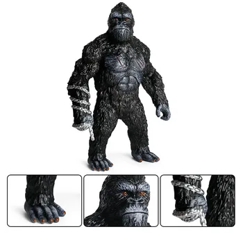 BANDAI King Kong VS Godzilla 31CM Pav 2021 Animacija Modelis Veiksmų Skaičius, Surinkimo Žaislas