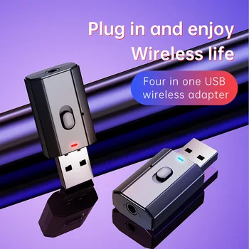 Belaidis USB 3,5 mm Adapterį, Kompiuterio USB Dongle PC Adapteris 