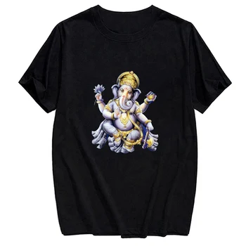 CLOOCL Indija Viešpats Šiva Medvilnės marškinėliai trumpomis Rankovėmis Harajuku Stilius Induizmas Viešpats Šiva Streetwear Drabužius Lašas Laivybos
