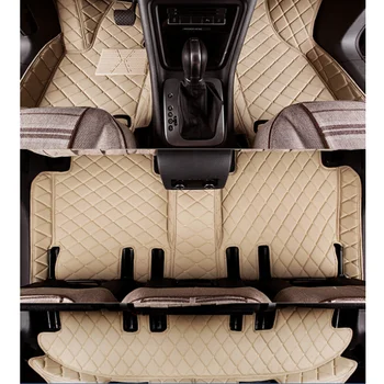 Custom specialių automobilių kilimėliai + bagažo skyriaus kilimėlis Nissan Serena C27, 7 sėdimos vietos 2018 vandeniui automobilių kilimų Serena 2019