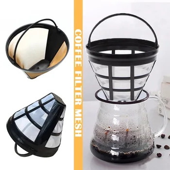 Daugkartinio naudojimo Krepšį, Kavos Filtro keitimas į Kavos aparatai Mašinos Piltuvėlį Daugkartinio naudojimo Krepšius Arbata Infuser ir Stovėti Kavos Dripper
