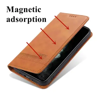 Deluxe magnetinio adsorbcijos odinis dėklas, skirtas Samsung Galaxy A32 5G 4G flip dangtelis apsaugos atveju rubisafe fundas