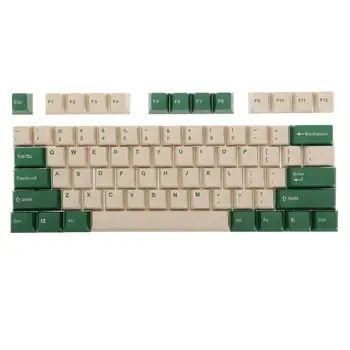 Feker 123 Klavišus Emerald Forest PBT Keycaps Tinka Mechaninė Klaviatūra Cherry MX Jungikliai OEM Profilis DAŽŲ-Sub Keycap