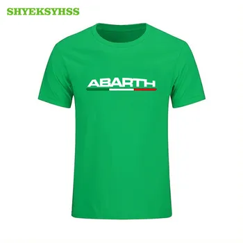 Fiat ABARTH vyriški Marškinėliai Sporto Lenktynių Marškinėlius Mados Prekės ženklo 