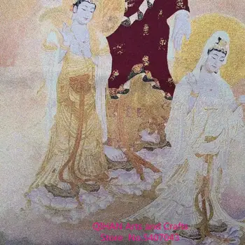Gobelenas portretas budistų Daoizmas paveikslas, portretas archaize tapyba kambarį apdailos dažymo Buda portretas
