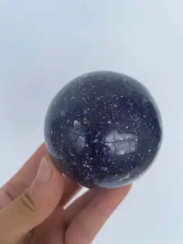Gražus gamtos violetinė žėručio krištolo rutulį natūralių kristalų energijos kamuolys 60-65mm