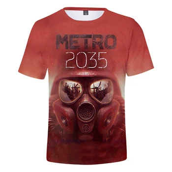 Harajuuku Žaidimas Metro Išėjimo 3D T-Shirt Vyrai/Moterys, Juokingi Marškinėliai, Ką Studentai, Kaip Metro Išėjimo Viršuje Tees Unisex T Shirts 2XS-5XL