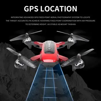 HJ38 GPS Drone WiFi Quadcopter Sraigtasparnis 4K Plataus Kampo Kamera Drone, Sulankstomas Drone 4k Profesional Mini Drone GPS Rc Plokštumos Žaislas