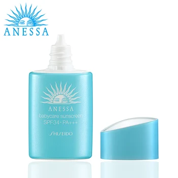 Japonijos odos priežiūros anessa UV apsaugos nuo saulės kosmetikos pieno vandeniui atsparus prakaitui nepraleidžia balta, ne lipni SPF34+++