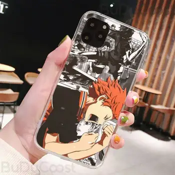 Karšto Haikyuu Hinata Anime Tinklinis Telefono dėklas Skirtas iphone 12 pro max 11 pro XS MAX 8 7 6 6S Plus X 5S SE 2020 XR dangtis
