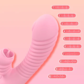 Karšto Pardavimo Sekso Įrankis Moterų Dildo Vandeniui Tvirtas Vibratorius Klitorio Lyžis Kalba Skatinti Moterų Masturbacija Sekso Žaislas