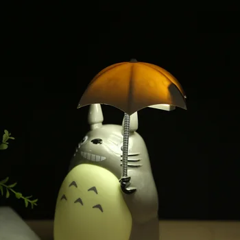 Kawaii Animacinių filmų Totoro Lempos 3 Pasirinkimas Įkrovimo Stalo Lempa Led Nakties Šviesos Skaitymo Vaikams, Dovana, Namų Dekoro Naujovė Šviestuvai
