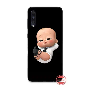Kūdikių bosas Mielas kietas Coque Shell Telefono dėklas, Skirtas Samsung 
