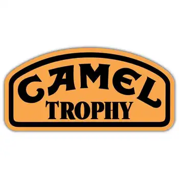 Kūrybos Automobilių Lipdukas Camel Trophy Decal PVC galinio vaizdo Veidrodis Dekoro Galinio Stiklų Lipdukai Vandeniui Automobilių Deformuoti Priedai,13cm