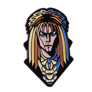 Labirintas įkvėpė pin Goblin King Jareth sagė David Bowie gerbėjai dovana meno papuošalai