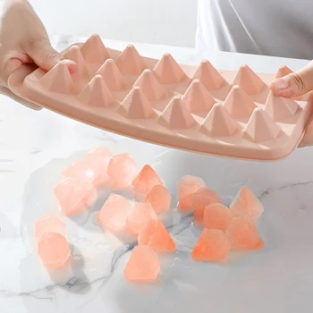 Ledo Kubelių padėklas, Suapvalinti Plastikiniai Kubeliai Ledo Kubelių Maker Pelėsių su Dangteliais Ledai Šalis Viskio Kokteilis Šalto Gėrimo, Virtuvės Reikmenys