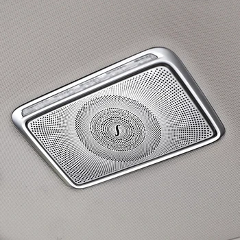 Mercedes Benz S Klasės W222 Nerūdijančio plieno, Automobilių durų vidinis garsiakalbis garso Ragų Padengti Apdaila priedai m. 15 16 17 18 19 2020