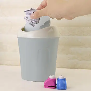 Mielas Ir Kūrybos Mini Flip Dangtelis, Plastikiniai Namų Kambarį Darbalaukio Naktiniai Šiukšlių Šiukšlių Dėžę Automobilių Šiukšliadėžės, Reklaminės Dovanos