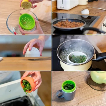 Multi-naudoti Micro Virtuvės Colander Gali Drainer Dangčio Maisto Akių Greitas Virimas Nutekėjimo Konservuotų Vaisių Aukštos Kokybės ir visiškai Naujas